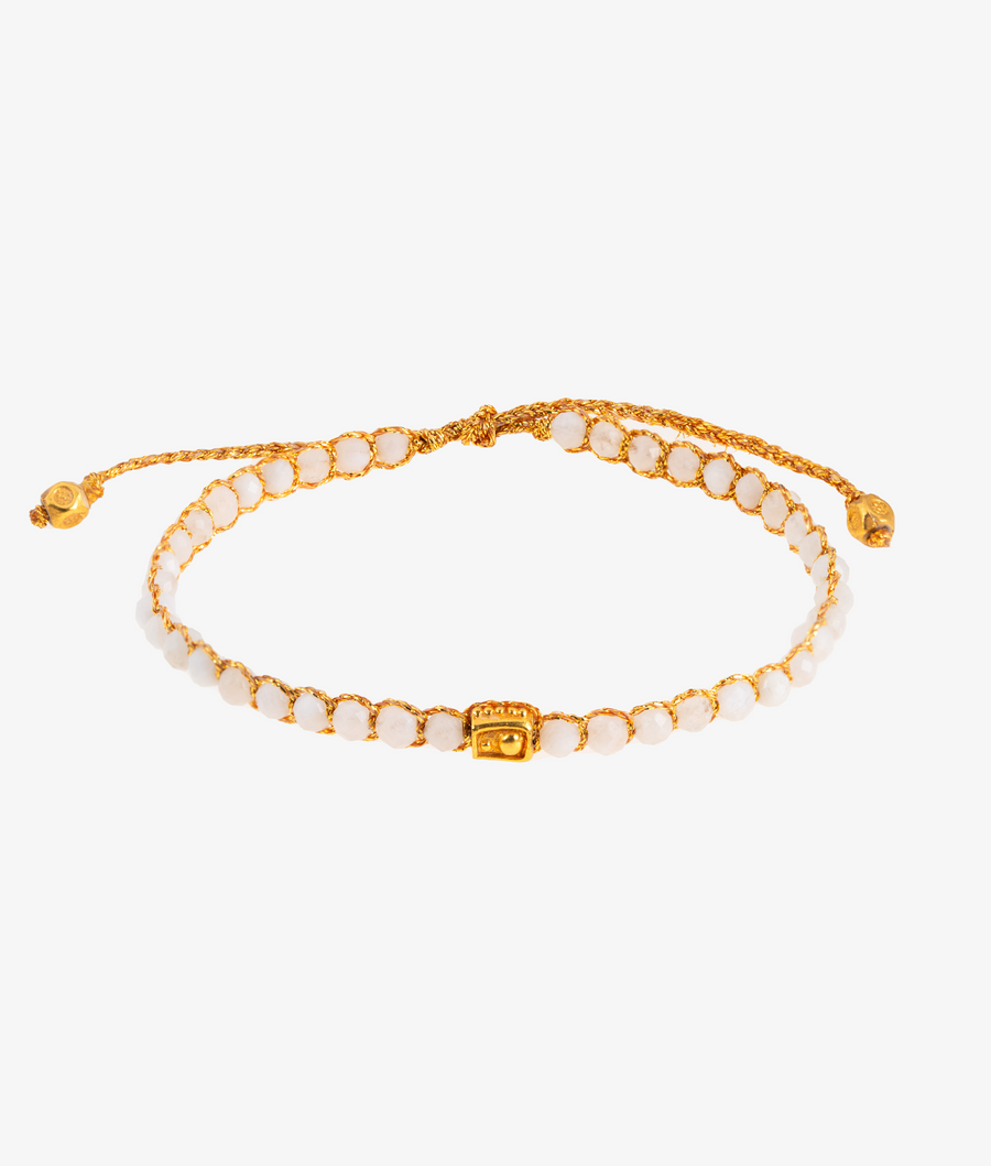 Moonstone Bracelet | Gold