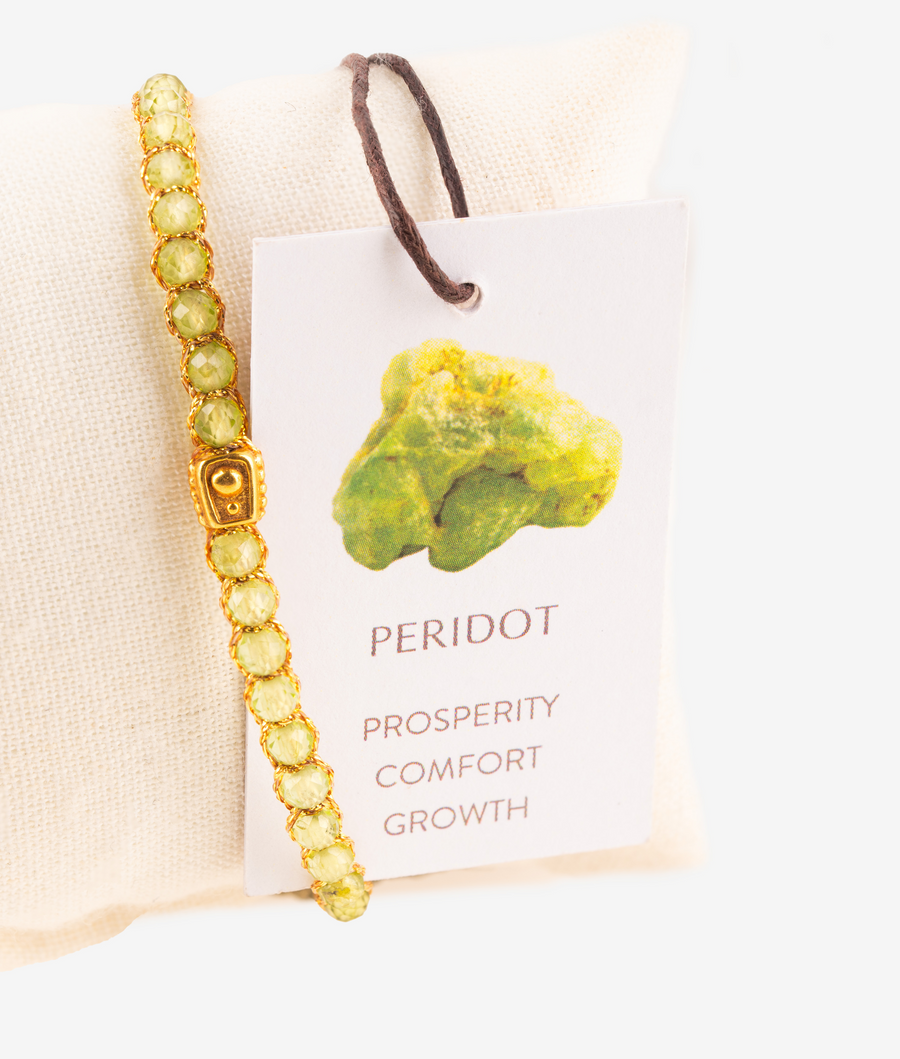 Peridot Bracelet | Gold