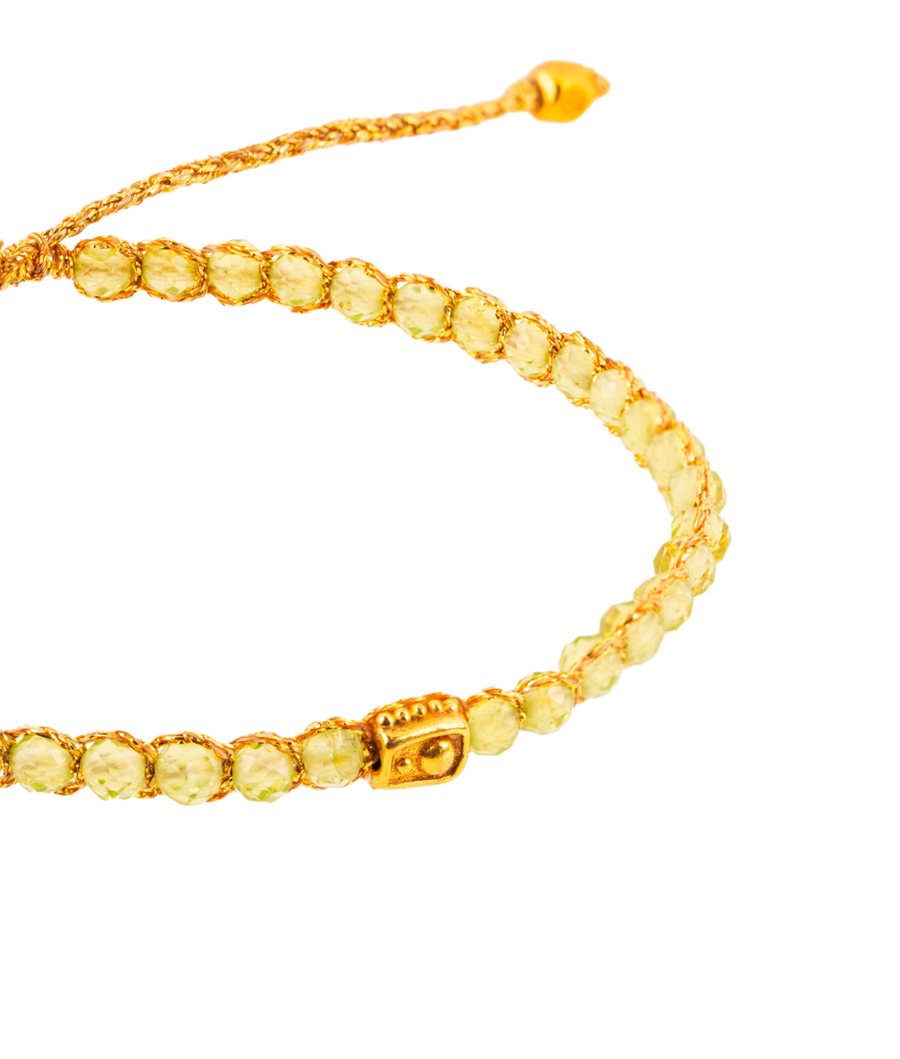 Peridot Bracelet | Gold