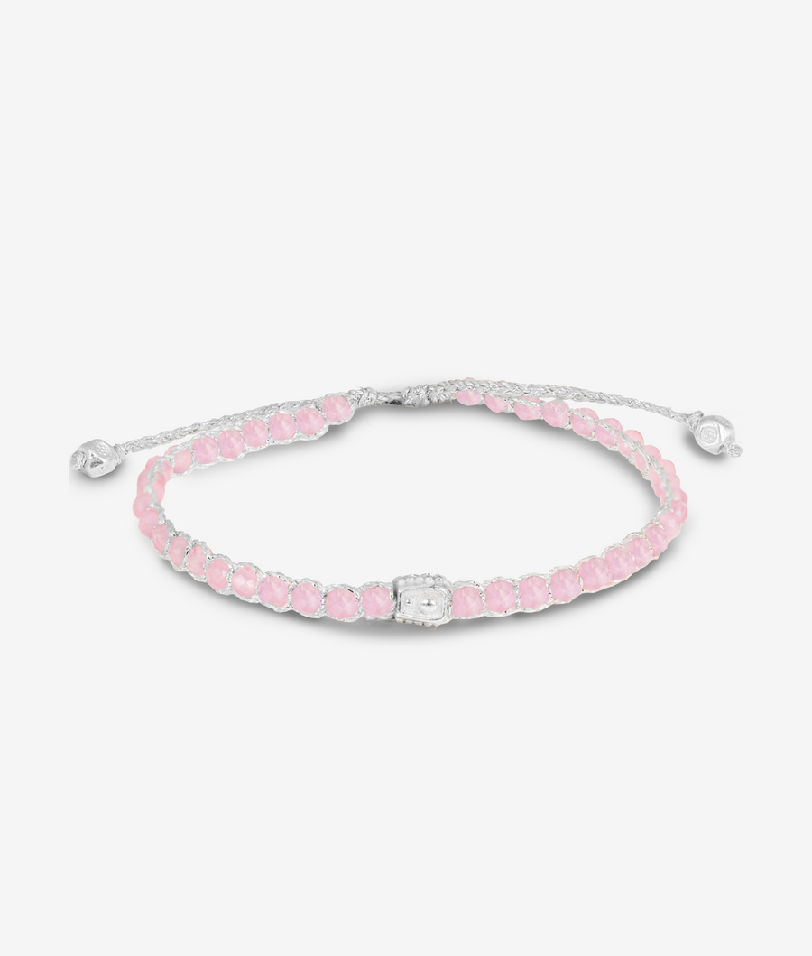 Pink Tourmaline from Mozambique Bracelet | Silver
