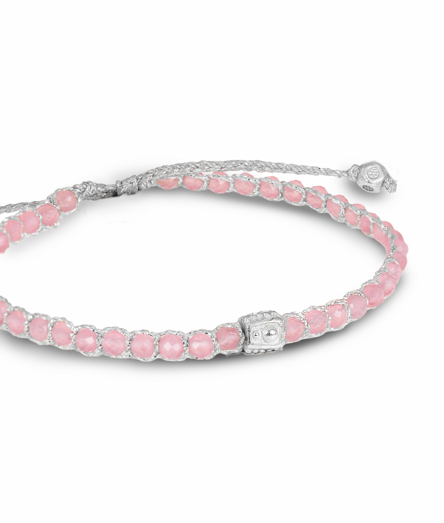Pink Tourmaline from Mozambique Bracelet | Silver