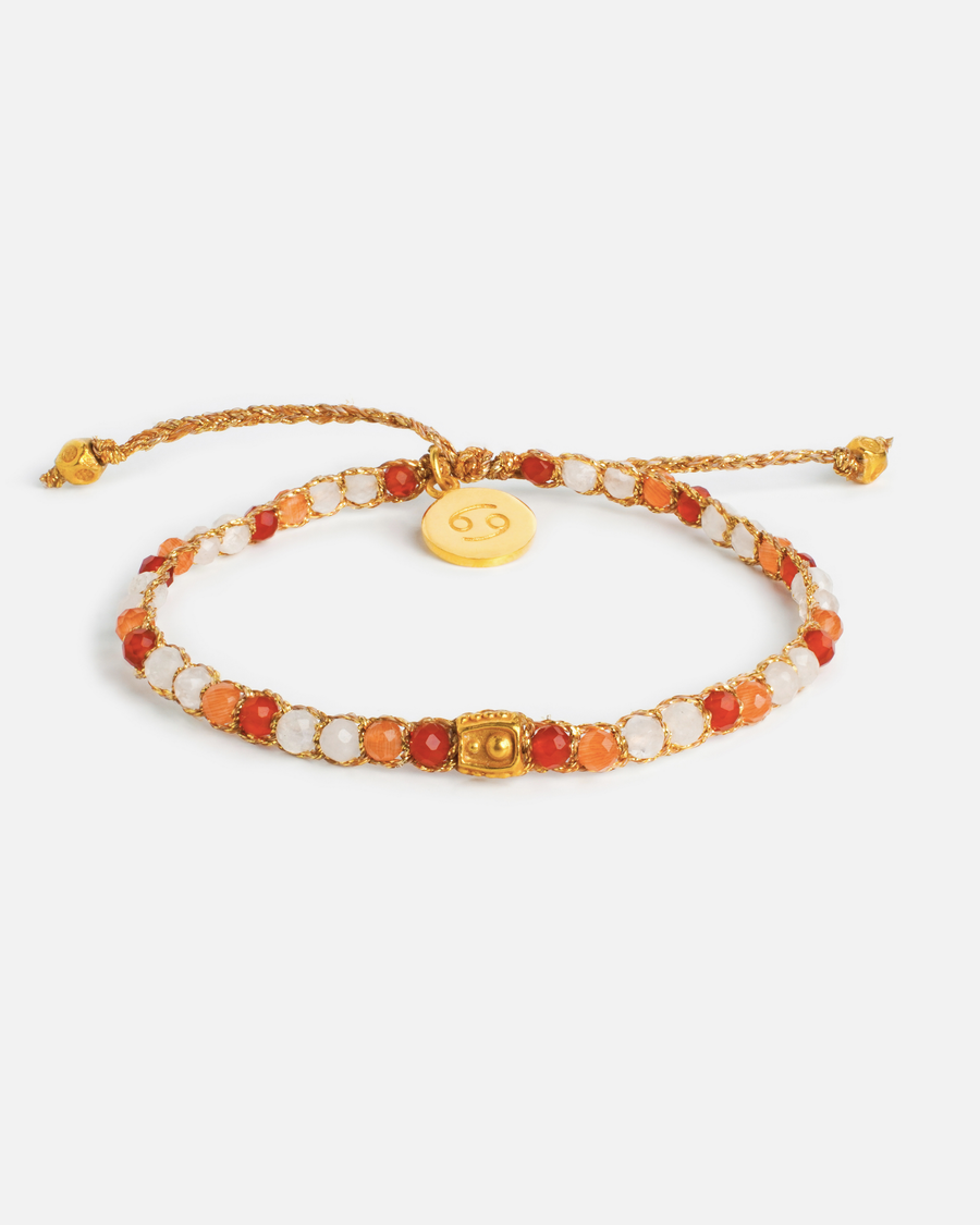 Cancer July Bracelet  |  Gold