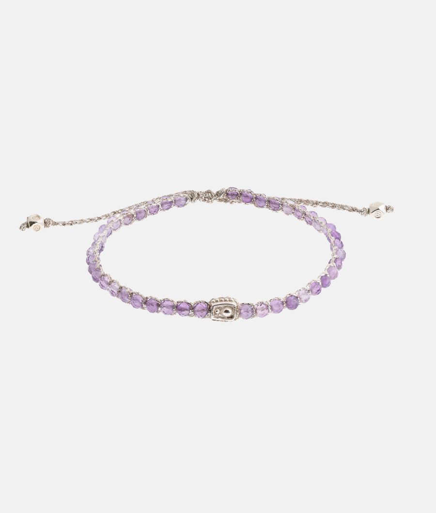 Amethyst Bracelet | Silver