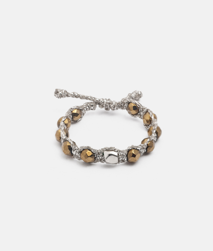 Cincin Pirit Vintage | Benang Perak
