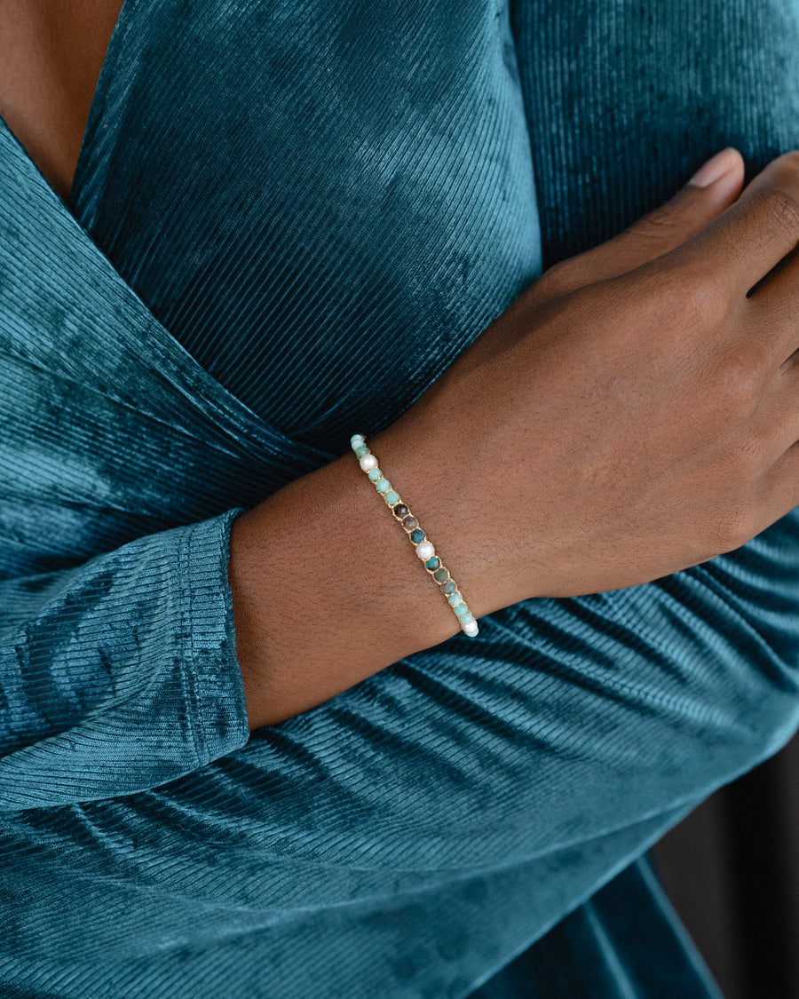 Gelang Earth Tranquil Tides | Emas