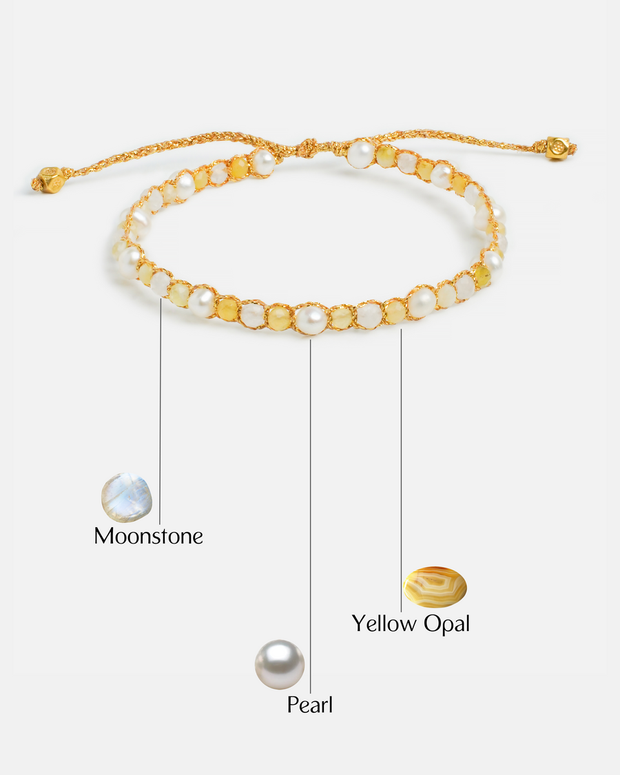 Moon Midnight Glow Bracelet | Gold