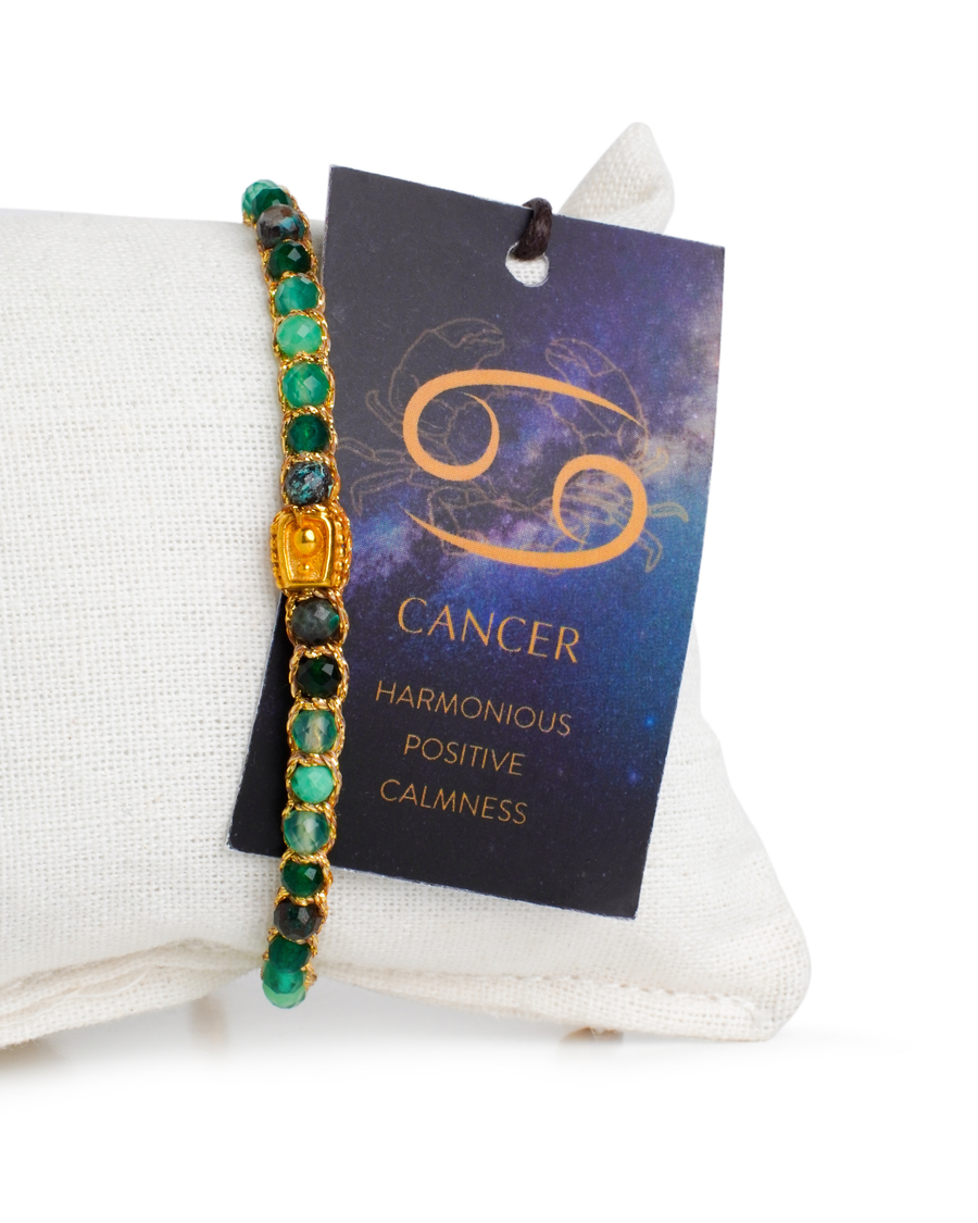 Cancer June  Bracelet  |  Gold