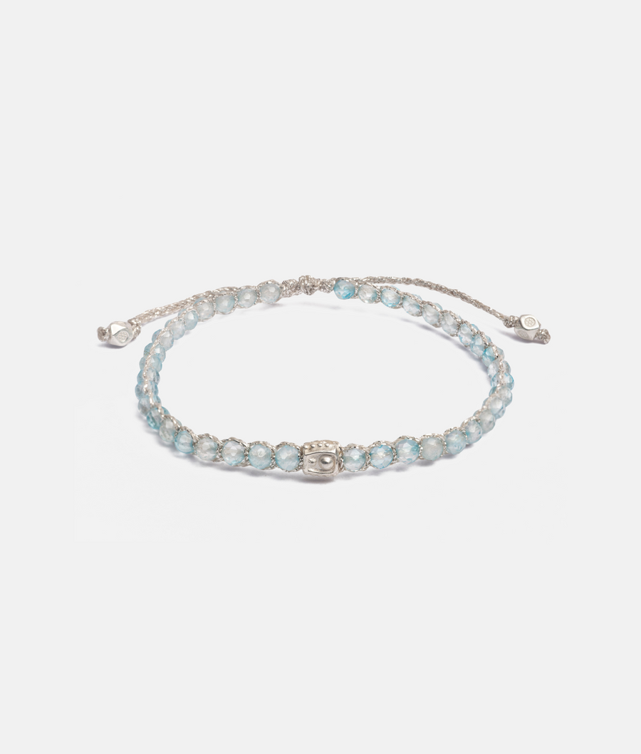 Blue Topaz Bracelet | Silver