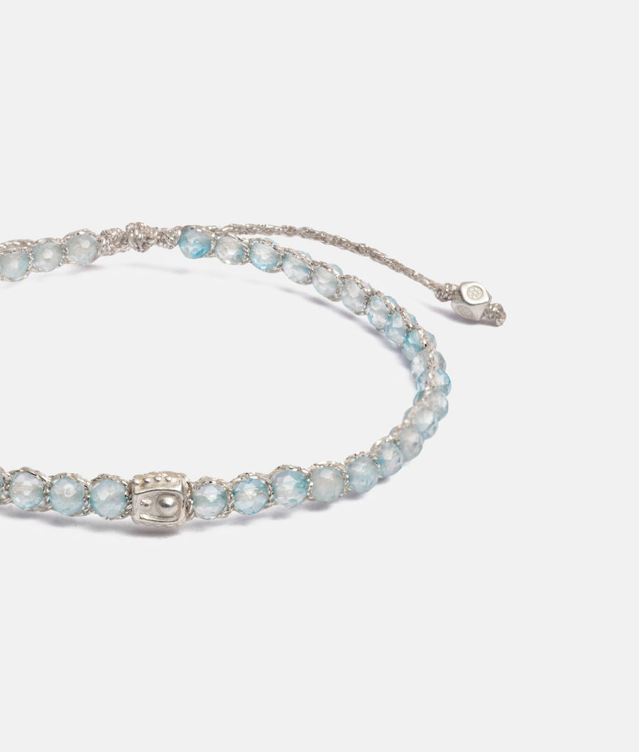 Blue Topaz Bracelet | Silver