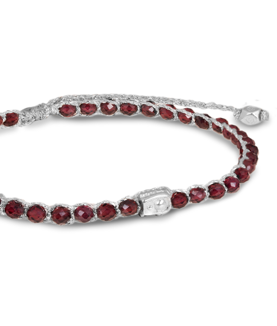 Ruby Bracelet | Silver
