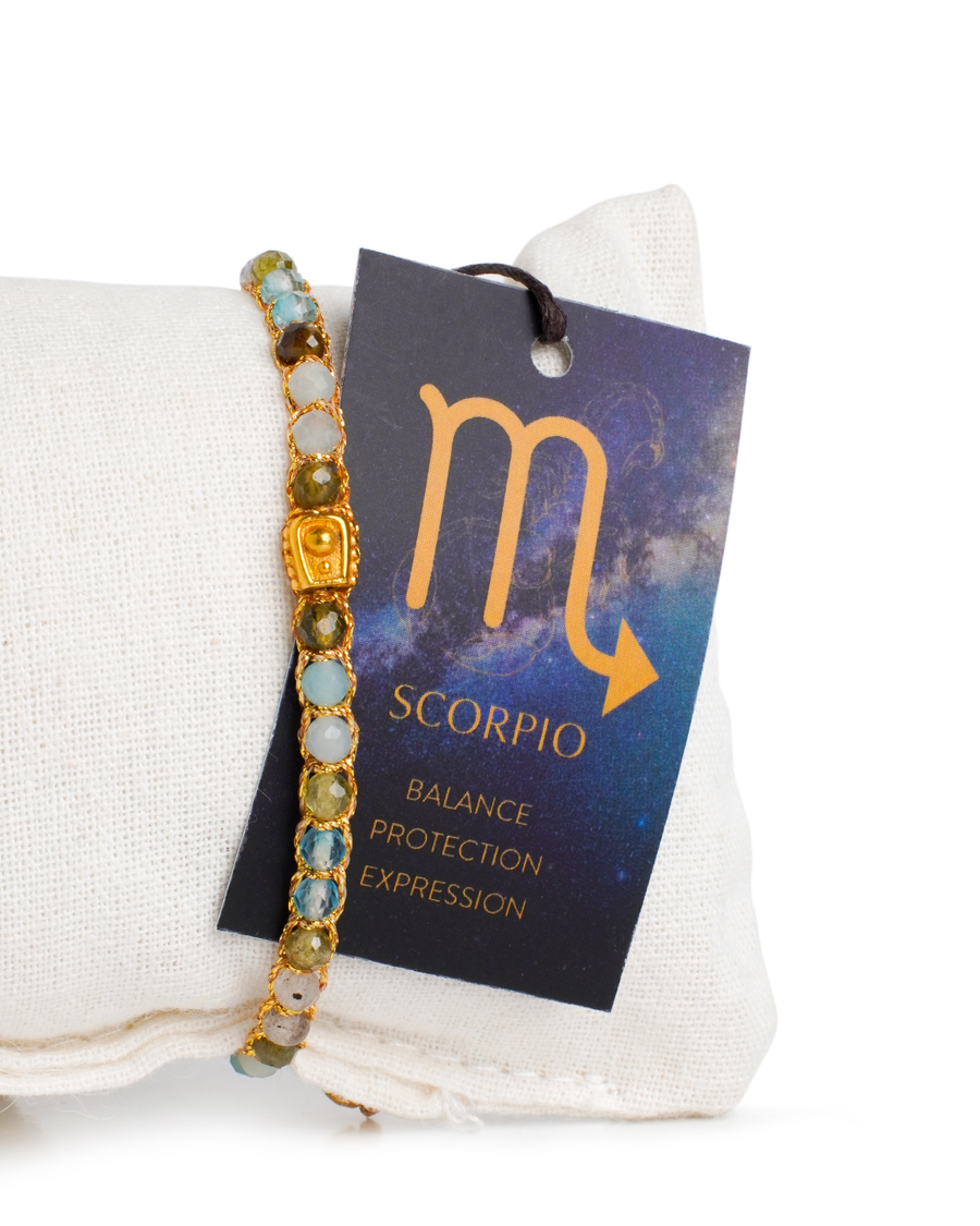 Scorpio November Bracelet  |  Gold