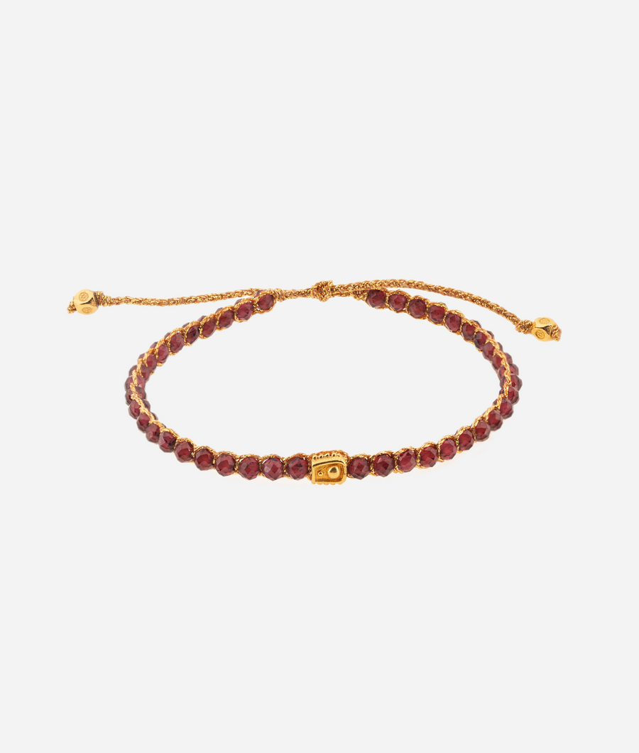 Ruby Bracelet | Gold