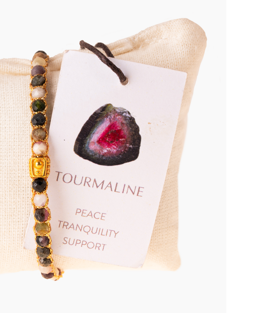 Tourmaline Bracelet | Gold