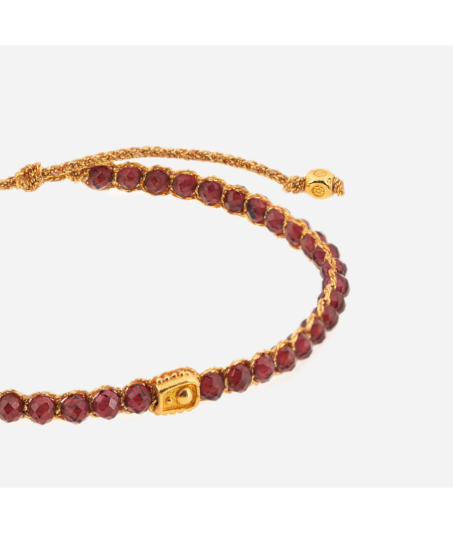 Ruby Bracelet | Gold