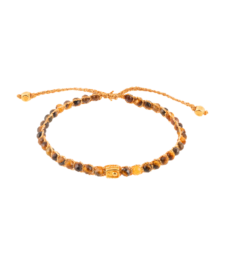 Tiger Eye Bracelet | Gold