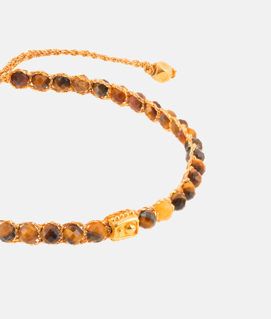 Tiger Eye Bracelet | Gold