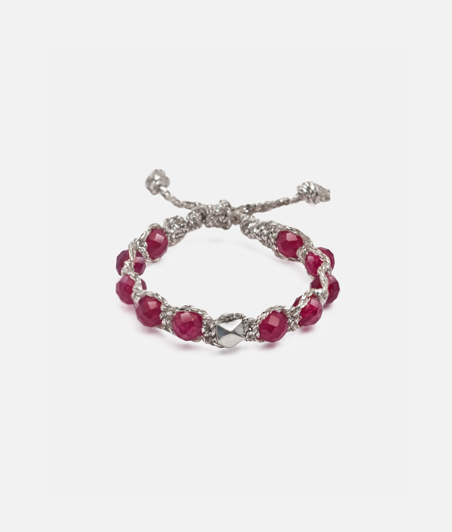 Red Aventurine Rings | Silver