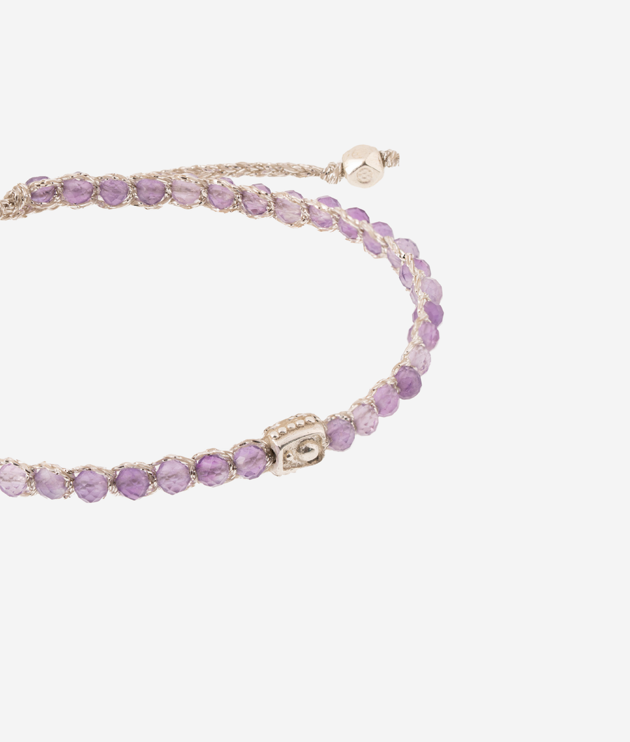 Amethyst Bracelet | Silver