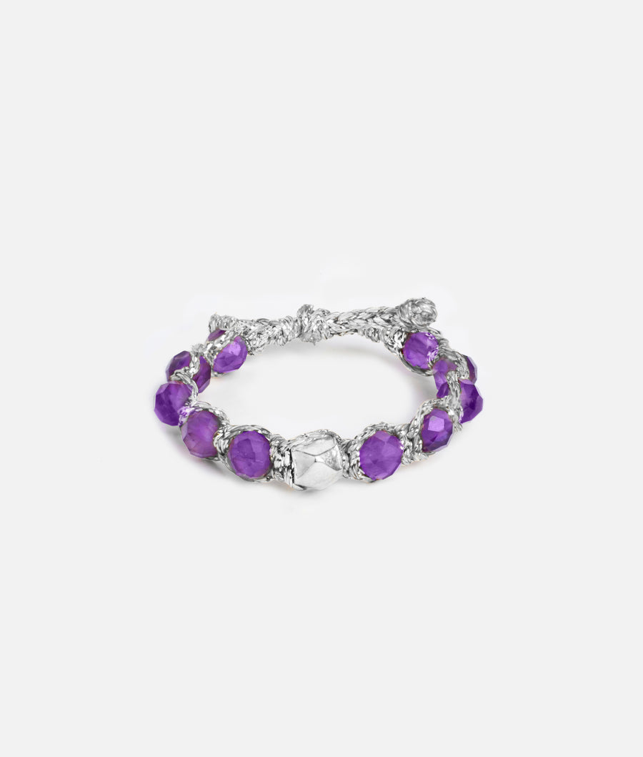 Cincin Batu Kecubung | Benang Emas