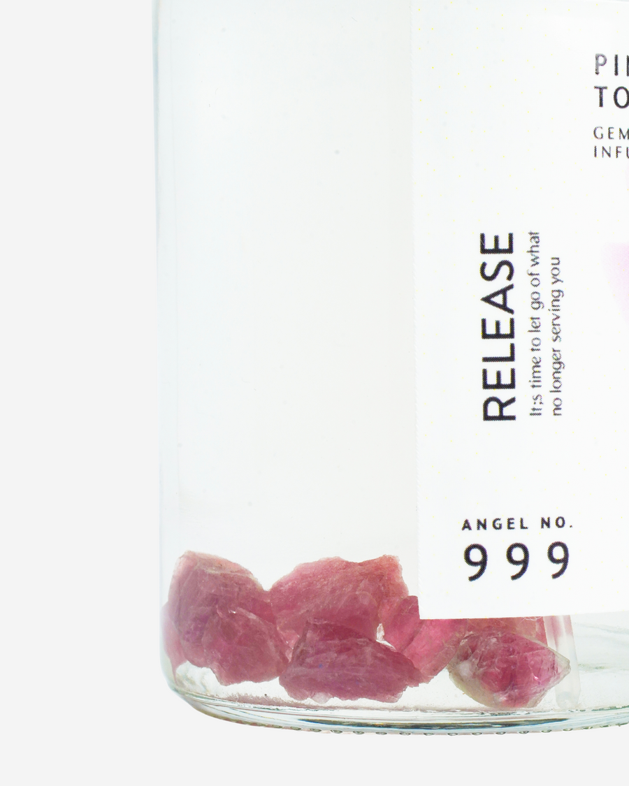 Bundle, Angel No.999,hand-blended Gem Aura Fragrance infused with Pink Tourmaline.