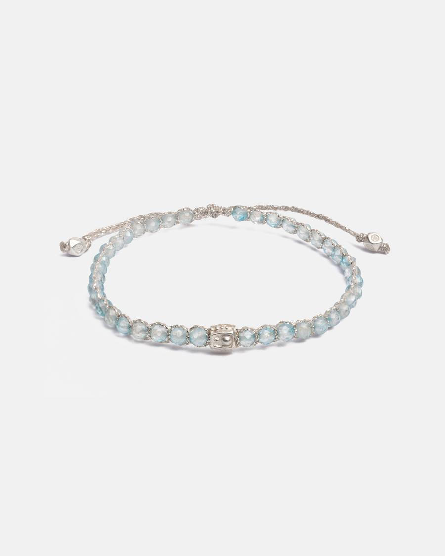 Blue Topaz Bracelet | Silver