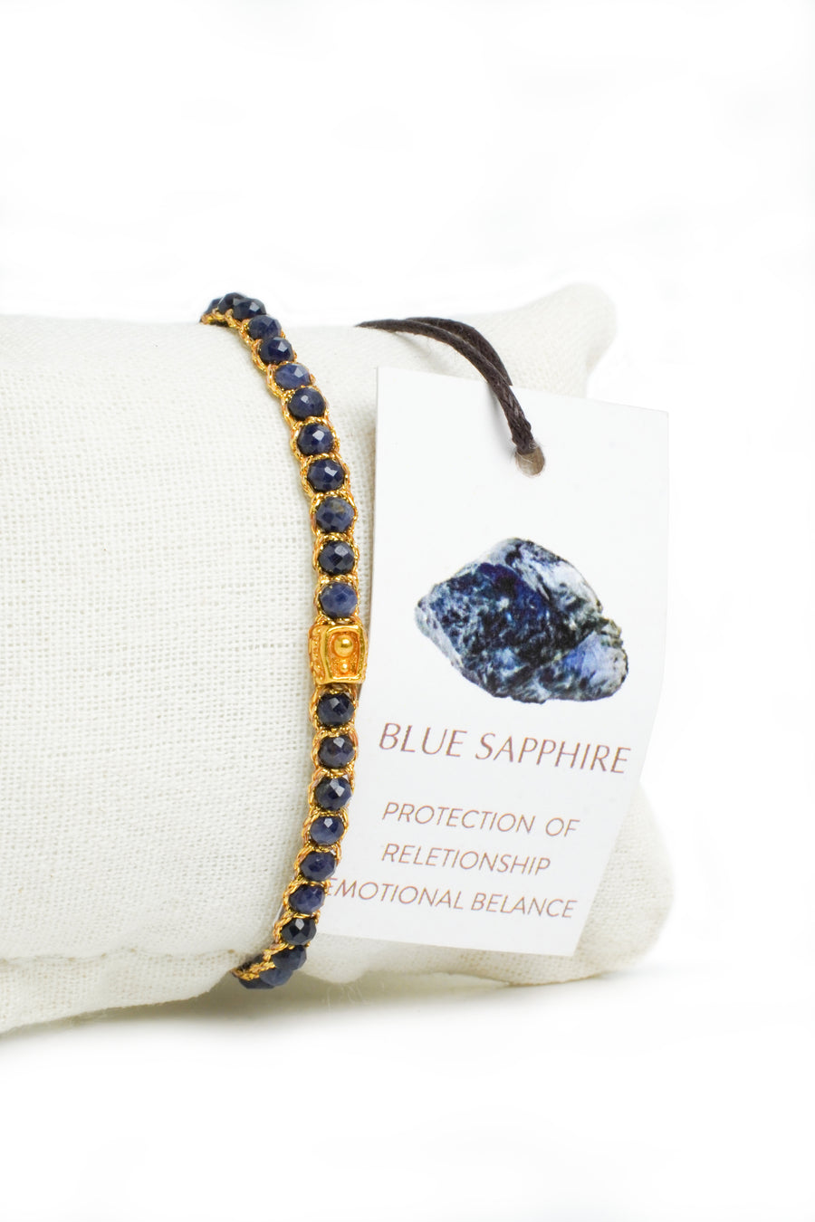 Blue Sapphire   Bracelet | Gold
