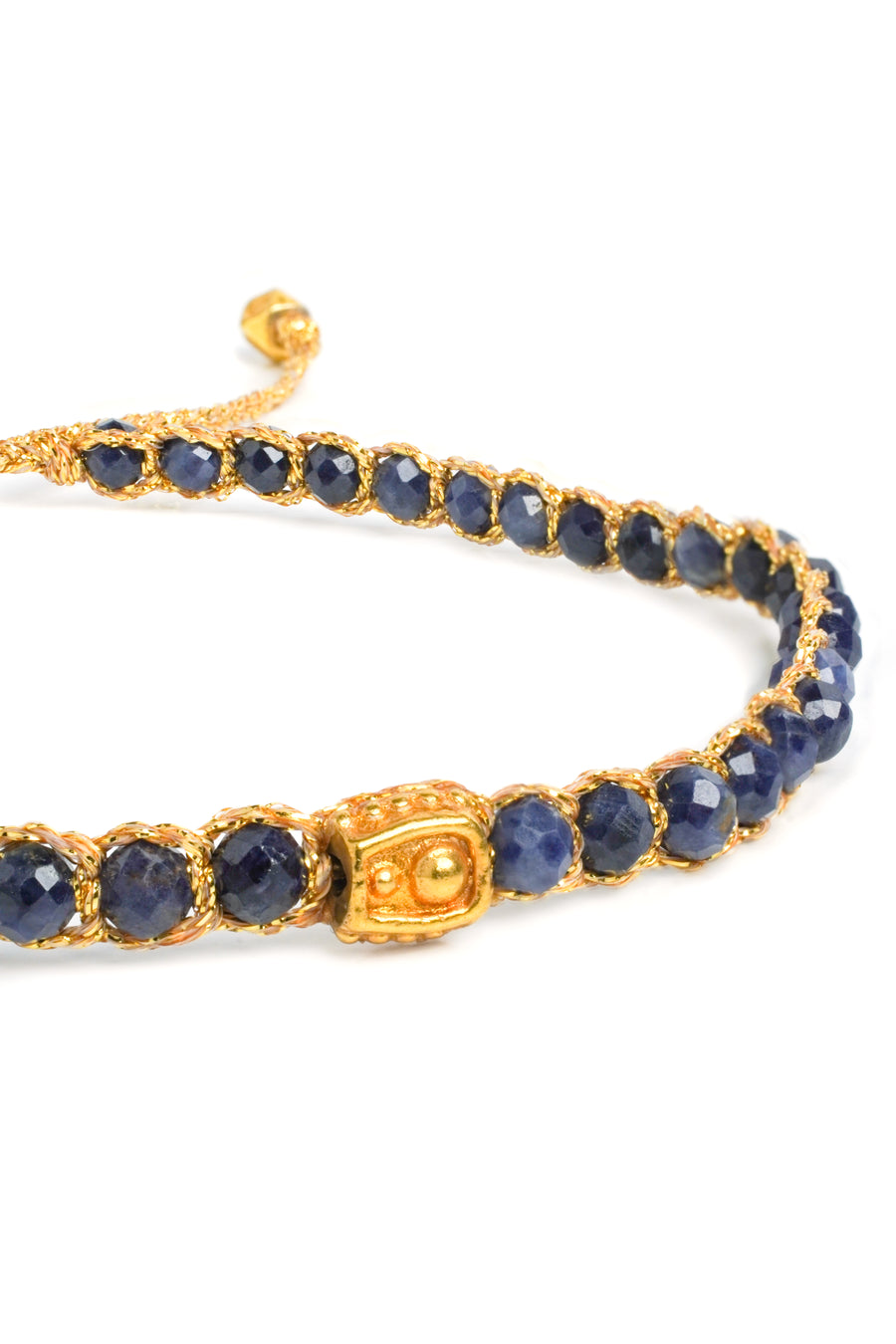 Blue Sapphire Bracelet Gold - Main Image