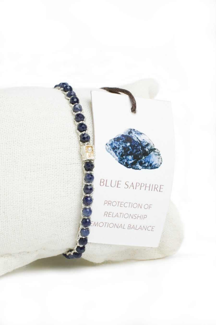 Blue Sapphire Bracelet | Silver