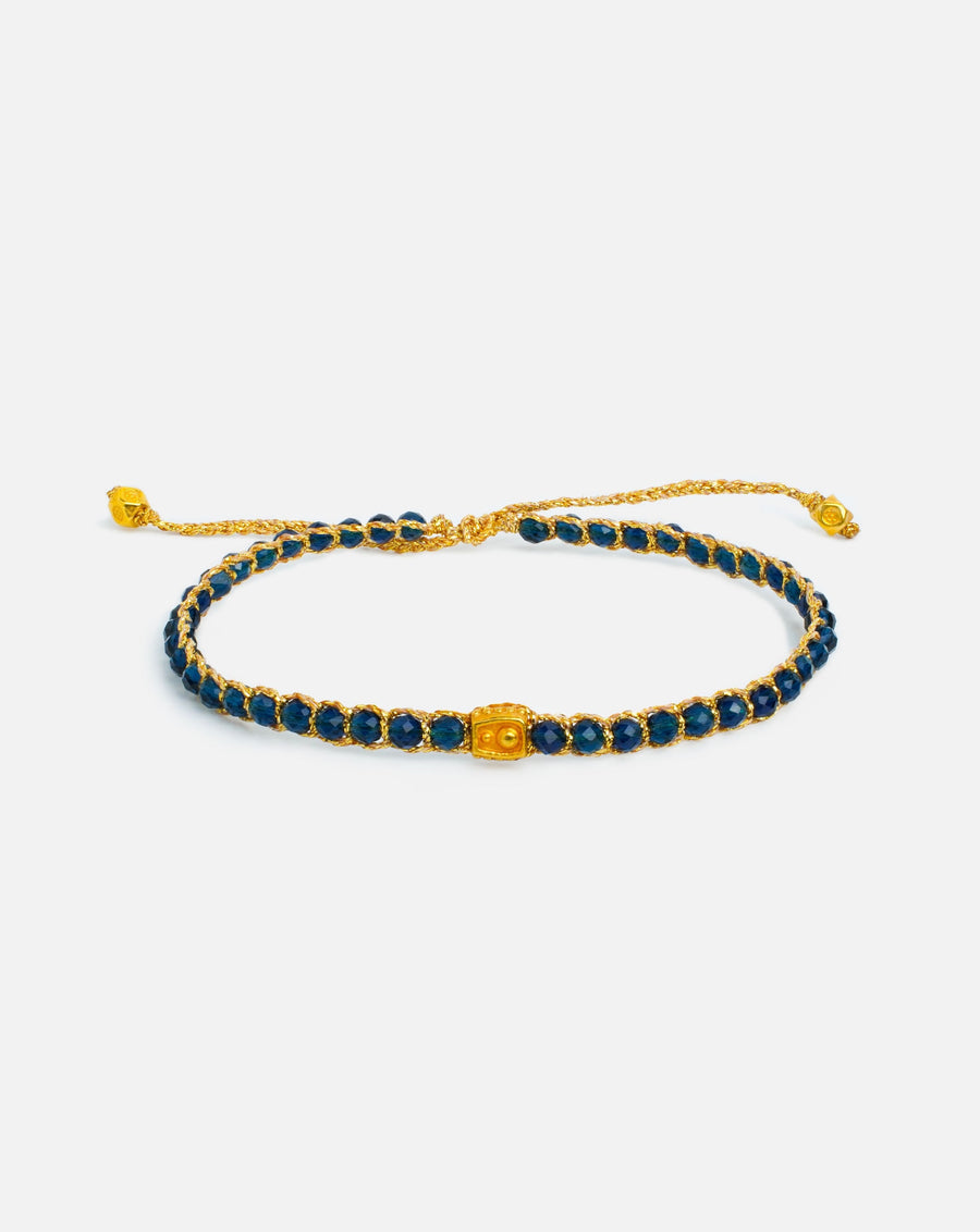 Blue Spinel Bracelet | Gold