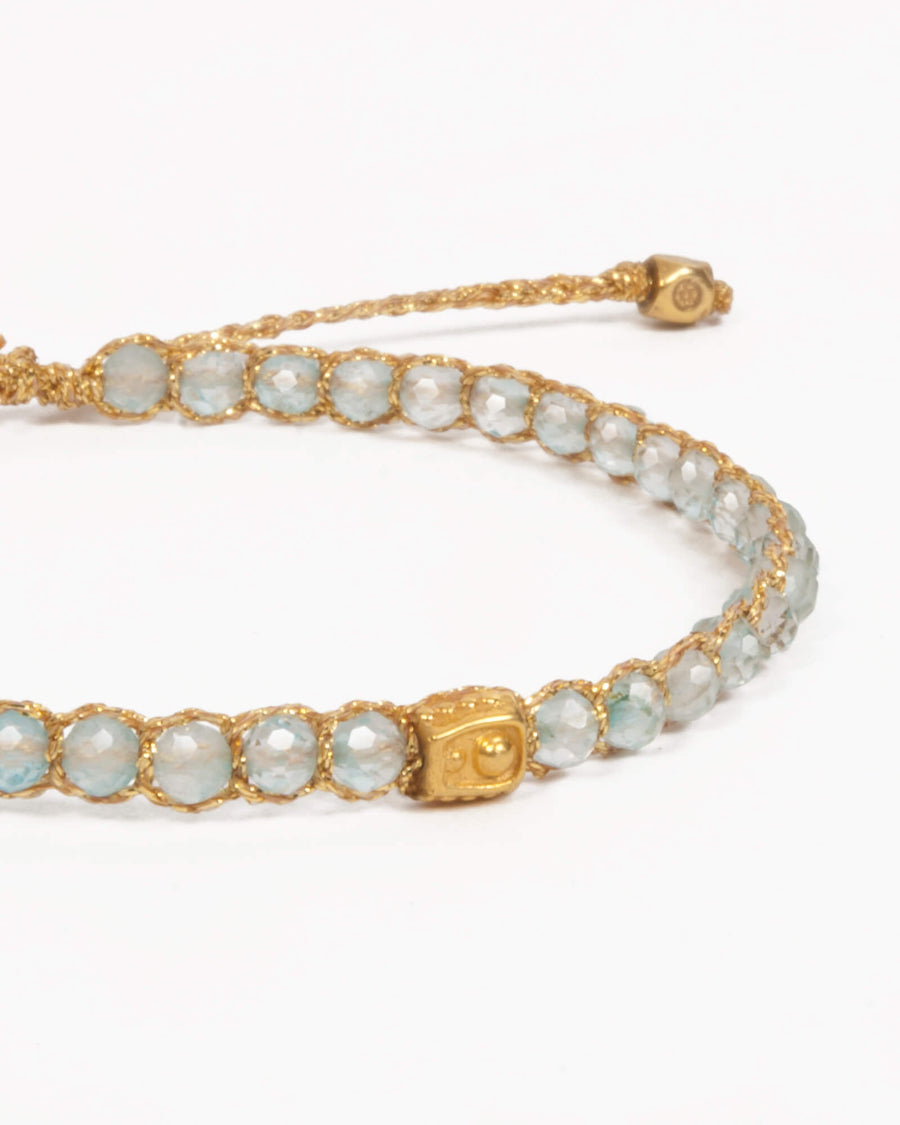 Blue Topaz Bracelet | Gold