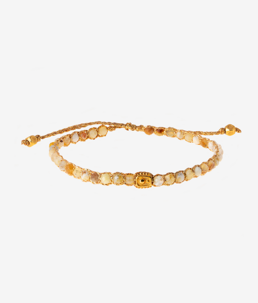 Mexican Opal  Bracelet | Gold