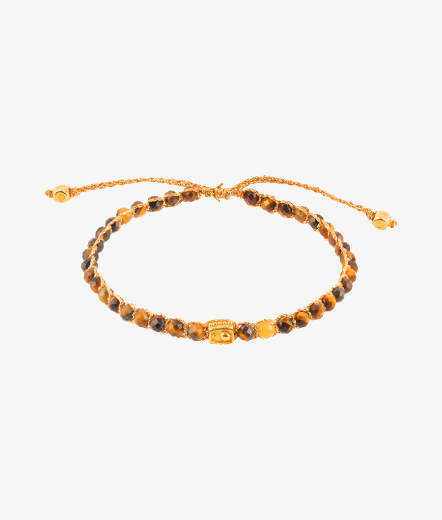 Tiger Eye Bracelet | Gold