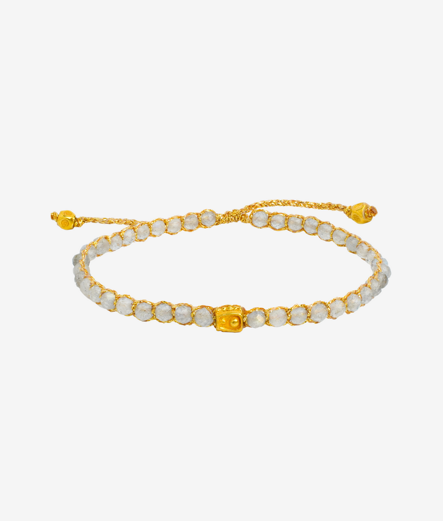 Labradorite Bracelet | Gold