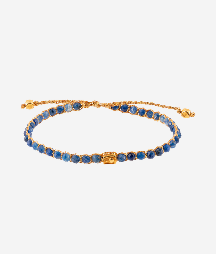 Kyanite Bracelet | Gold