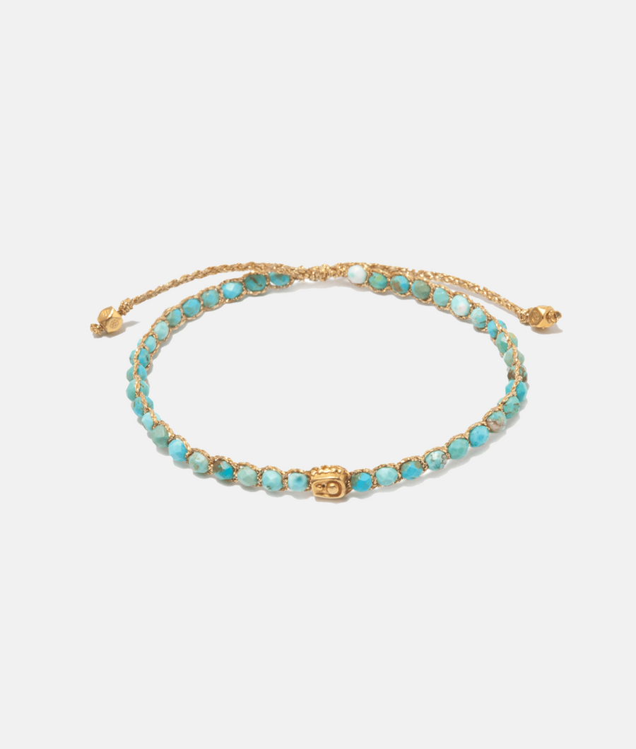 Turquoise Bracelet | Gold