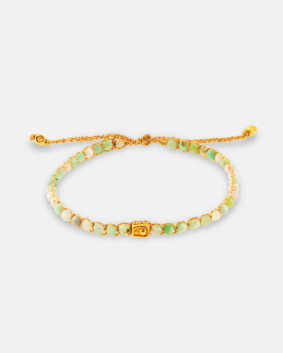 Gelang Chrysoprase | Emas