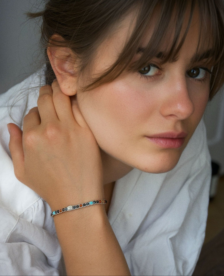 Rising Glow  Bracelet  | Silver