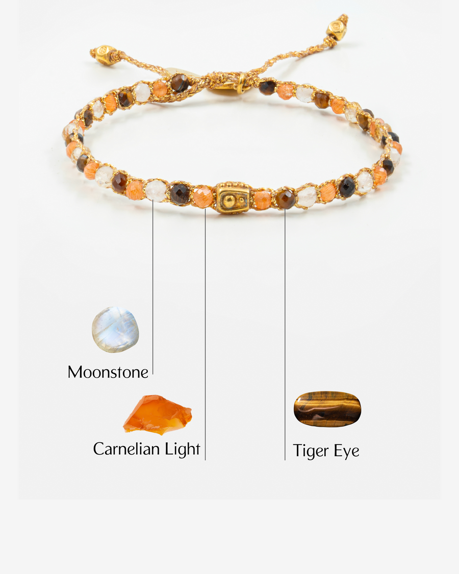 Virgo August Bracelet  |  Gold