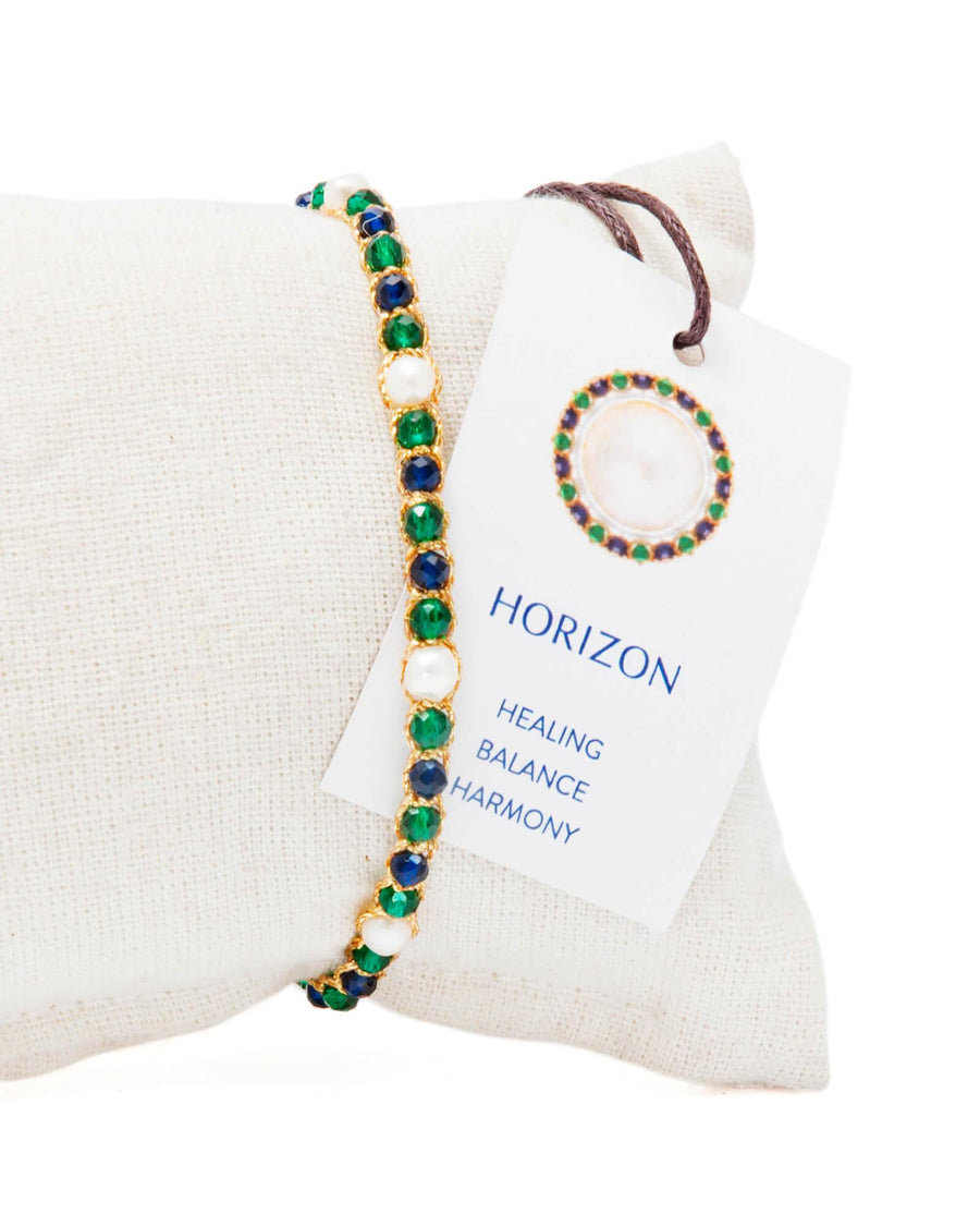Fresh Water Pearl & Gemstone Bracelet | Horizon - Samapura Jewelry