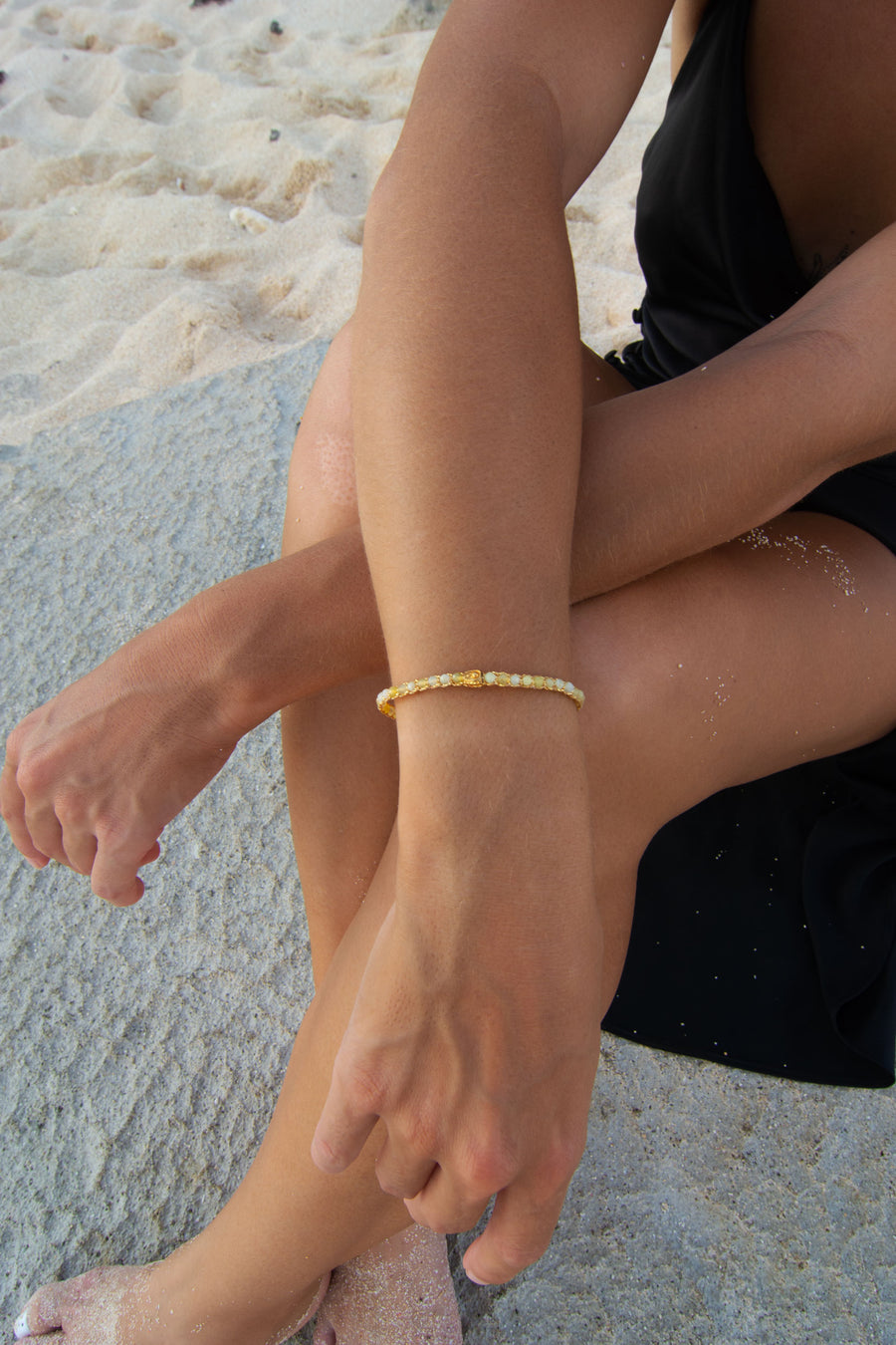 Mexican Opal  Bracelet | Gold