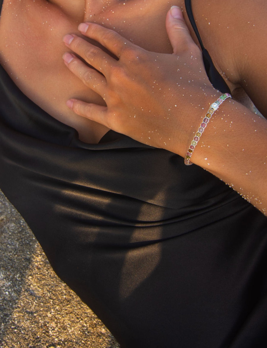Tourmaline From Brazil Bracelet | Silver