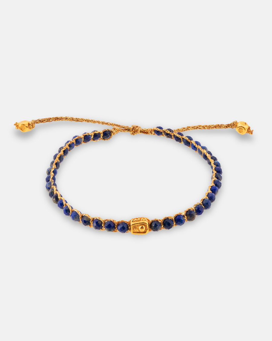 Gelang Lapis Lazuli | Emas