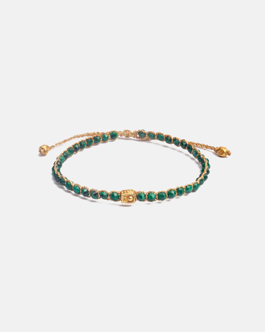 Malachite Bracelet | Gold