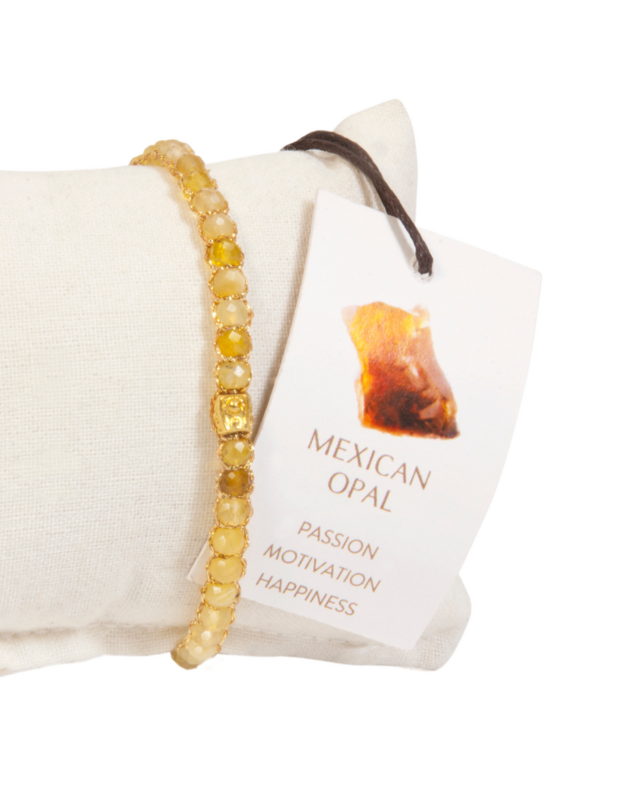 Mexican Opal  Bracelet | Gold