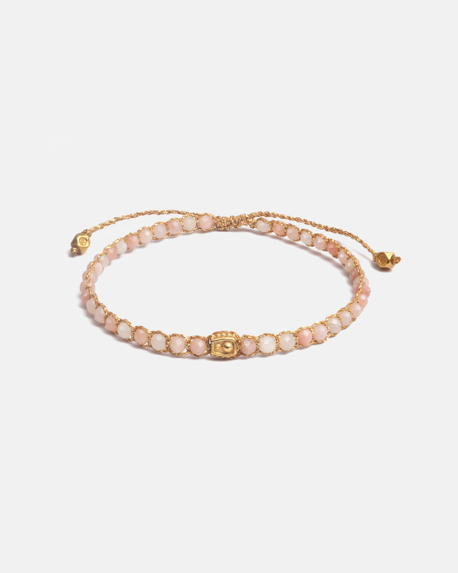 Pink Opal Bracelet | Gold