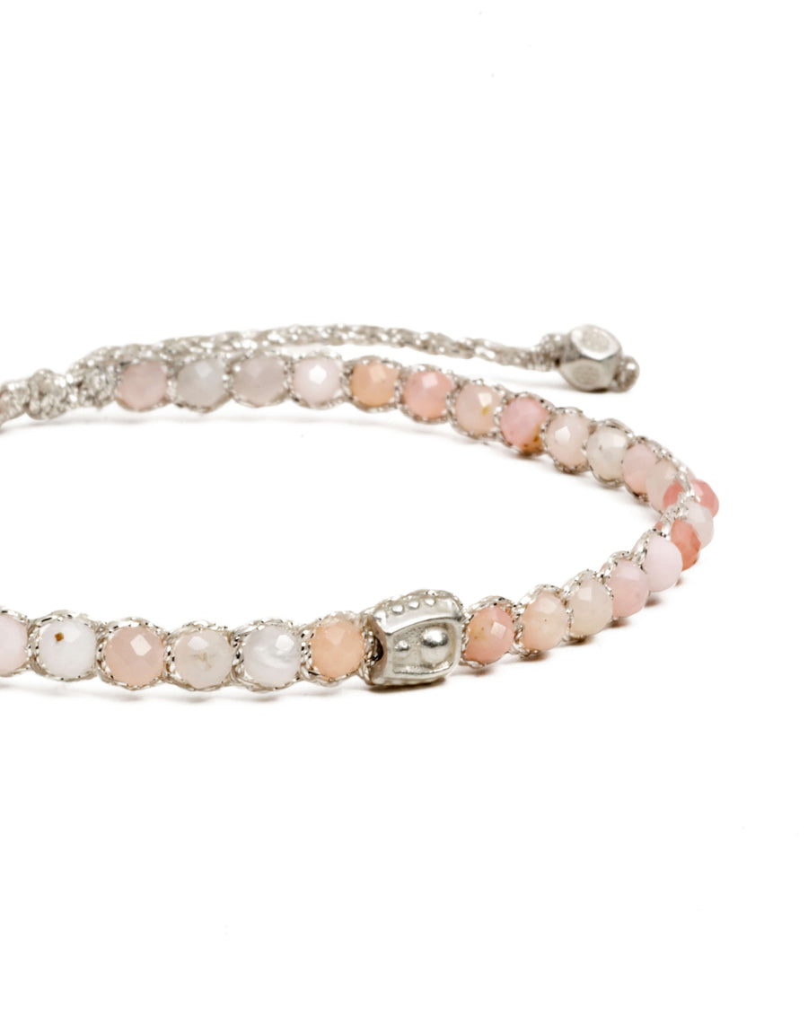 Pink Opal Bracelet | Silver