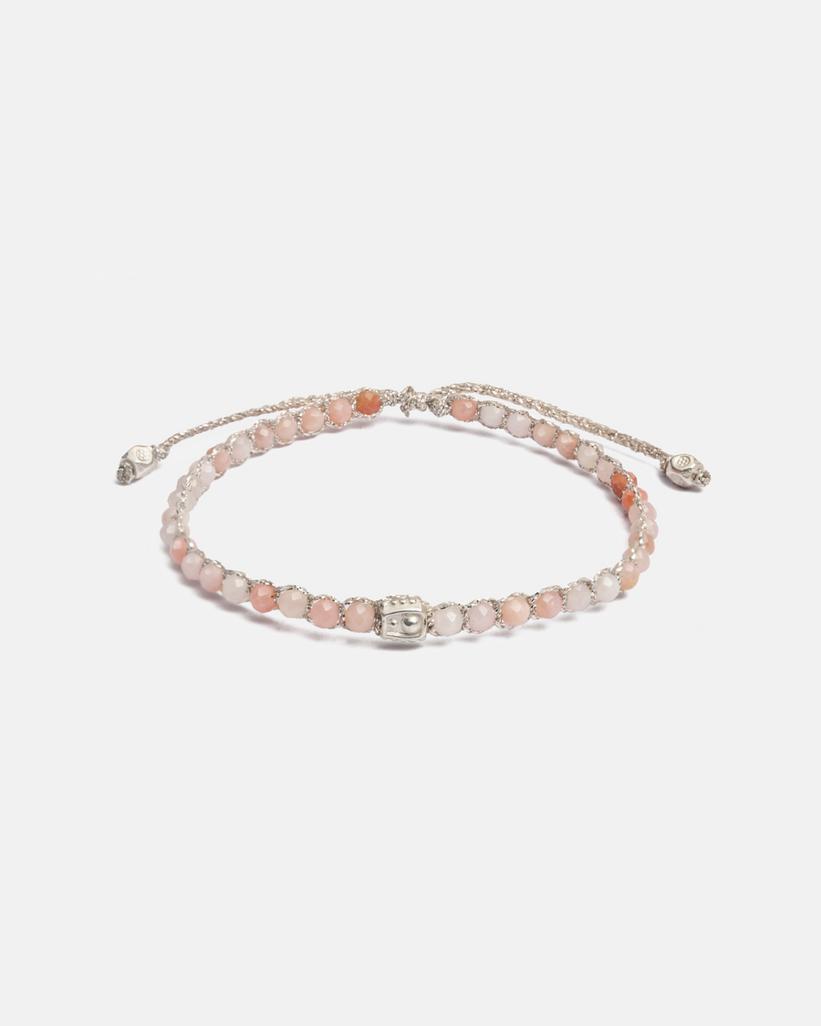 Pink Opal Bracelet | Silver