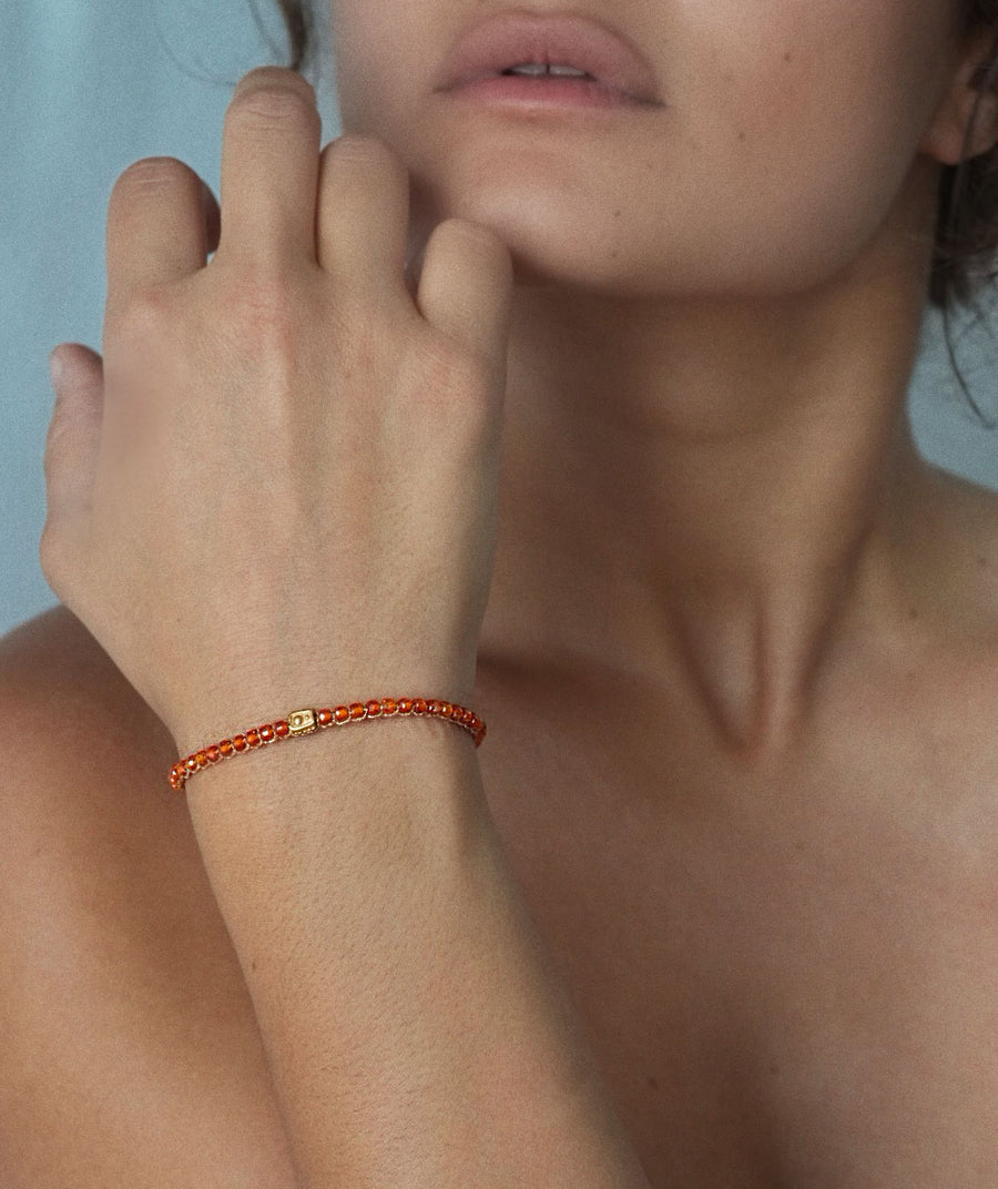 Gelang Glam Orange | Emas