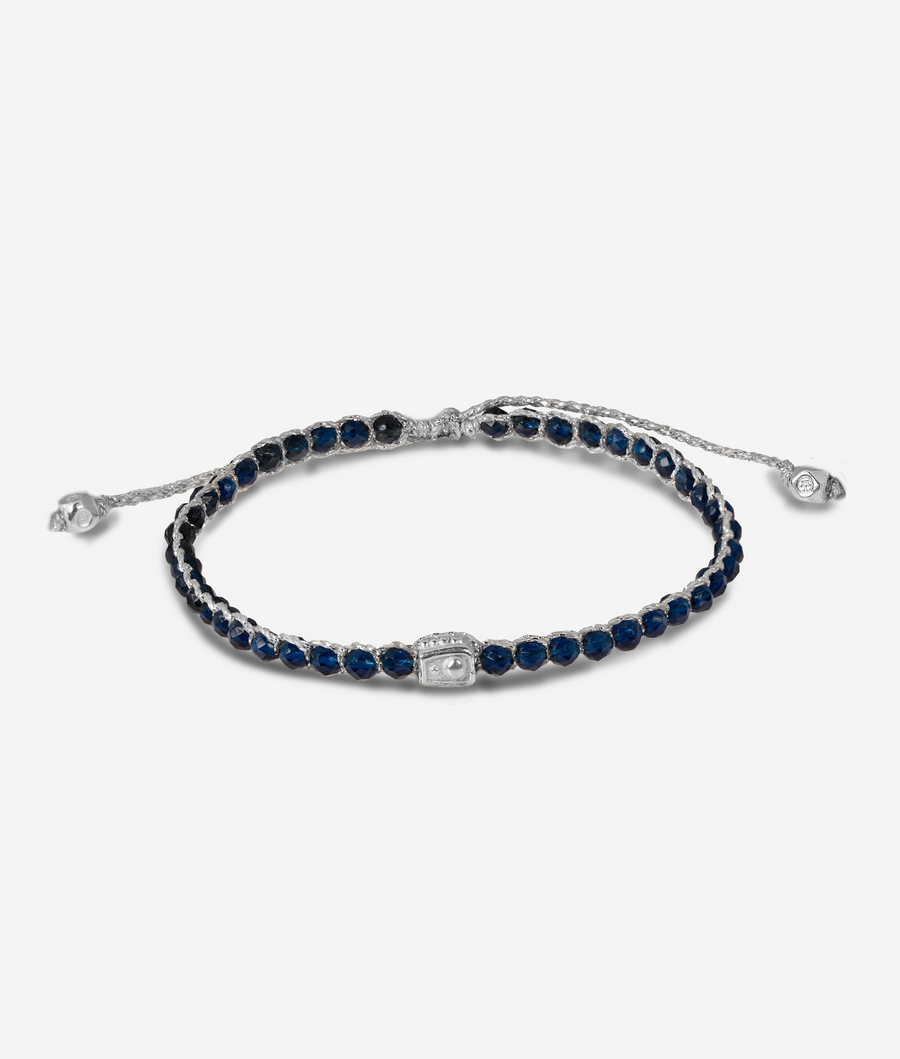 Blue Spinel  Bracelet | Silver
