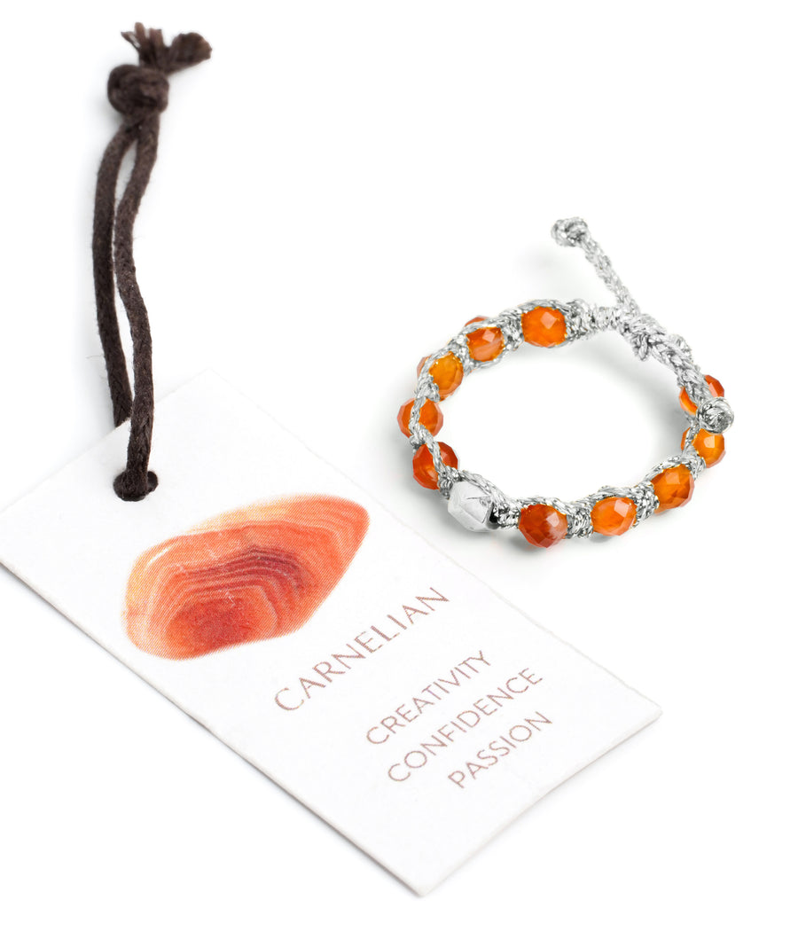 Cincin Carnelian Dari Brazil | Benang Emas